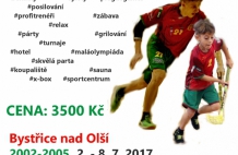 Florbalový kemp 2017 Bystřice nad Olší a Řeka